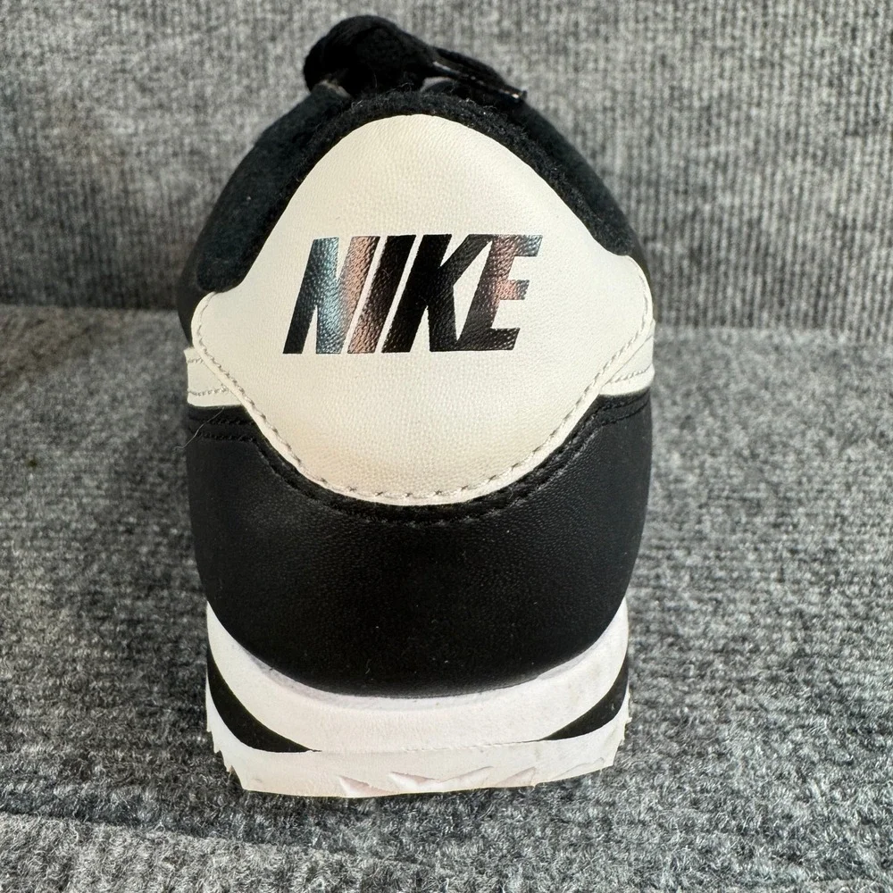 Nike Cortez 72 Leather Sneakers Black White Low Top Trainers 807472-011 Sz 6.5